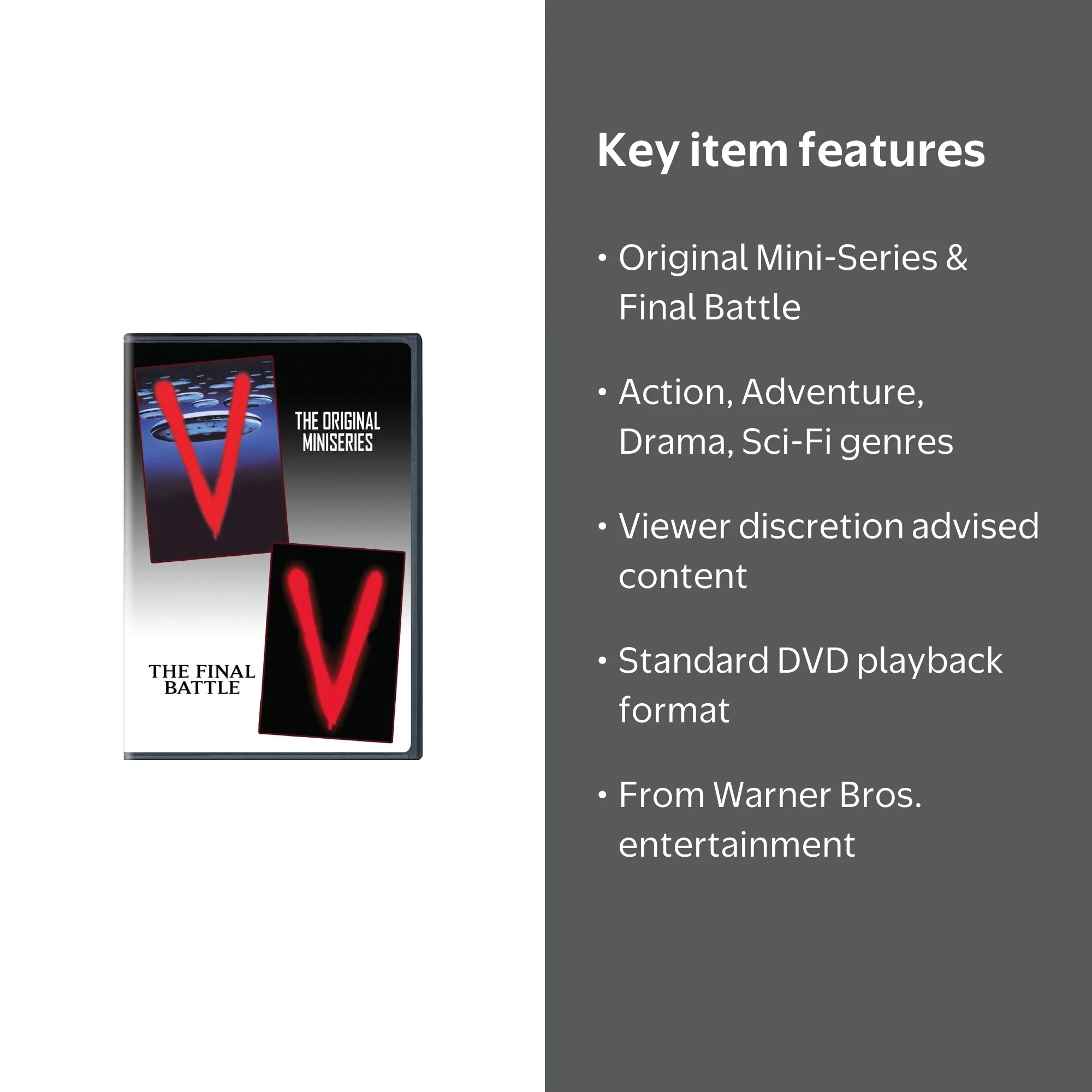 Warner Home Video: V Original Mini-Series & Final Battle, Sci-Fi