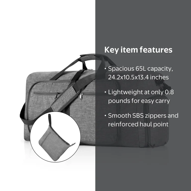 best travel bags for men 65 l Wayfarer 65L Backpack Black weekender bag Review: The North Face Trail