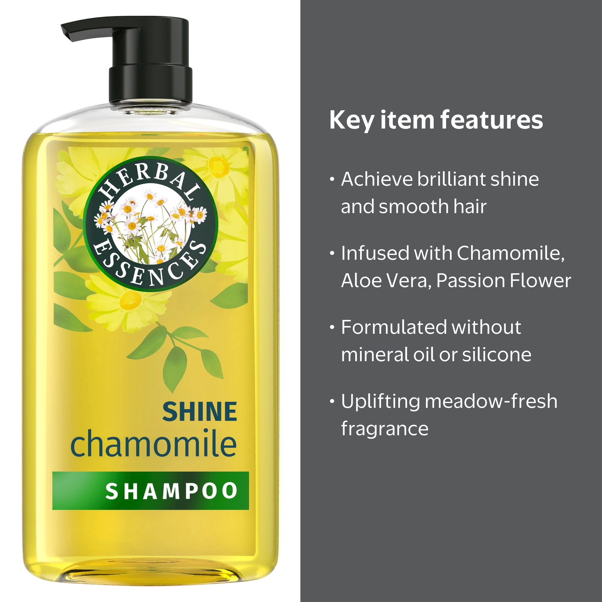Herbal Essences, Shine Collection Shampoo, 29.2 fl oz, Brightening