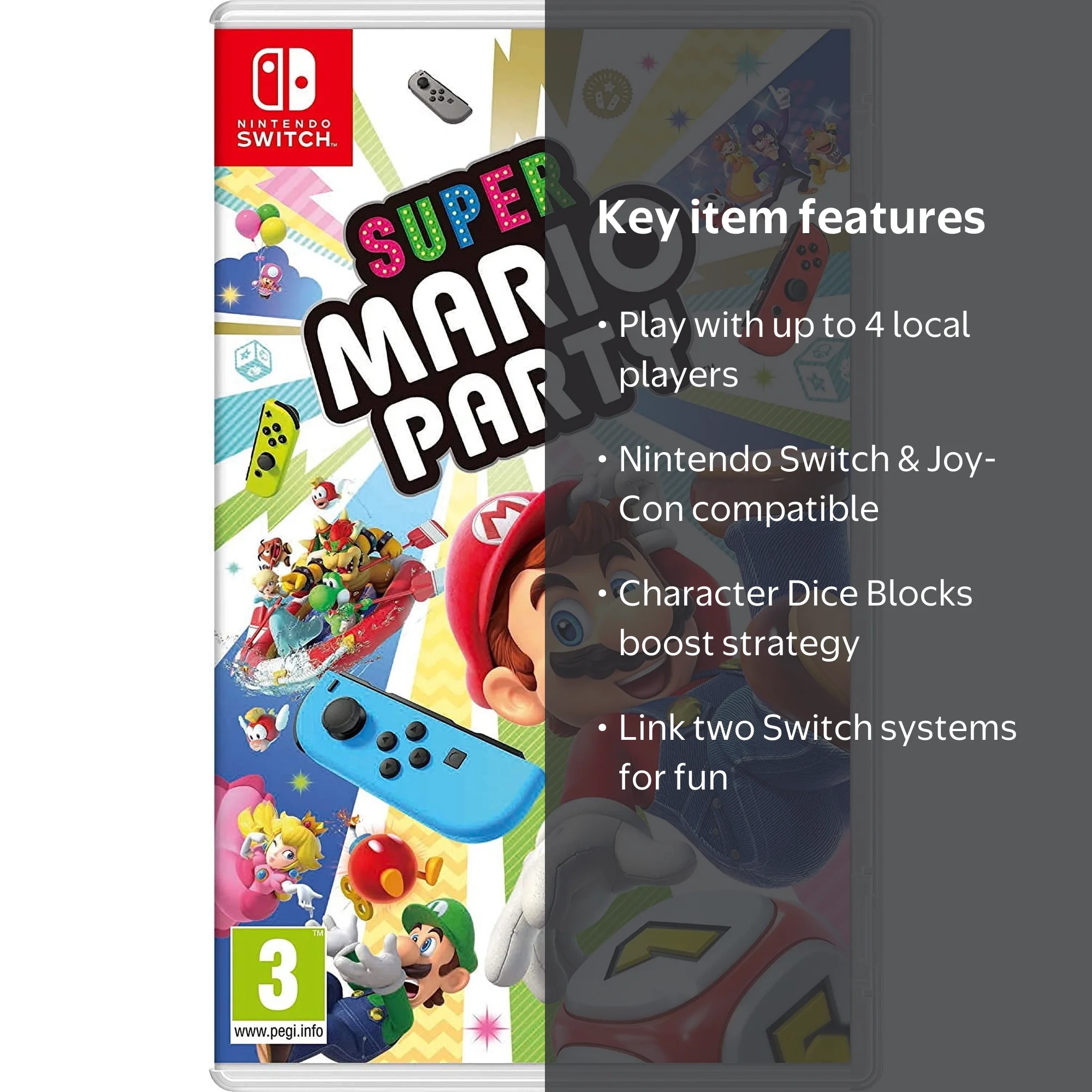 Nintendo Super Mario Party for Nintendo Switch, Multiplayer Mini