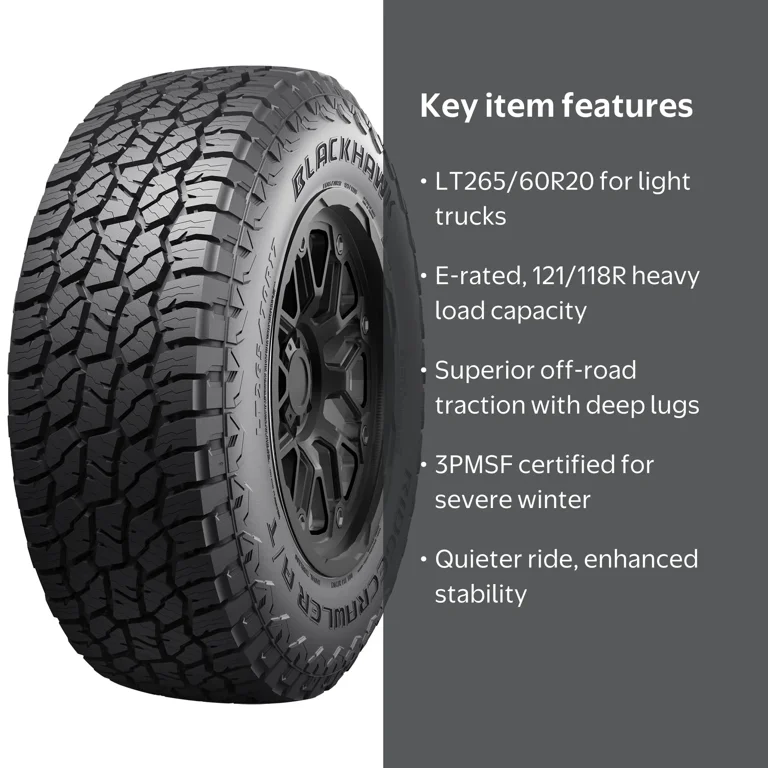 BlackHawk Ridgecrawler A/T All Terrain LT265/60R20 121/118R E