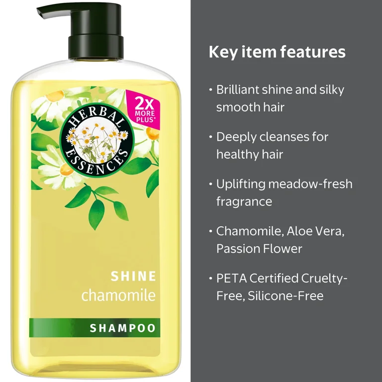 Herbal Essences Shine Collection Shampoo, 33.8 fl oz - Walmart.com