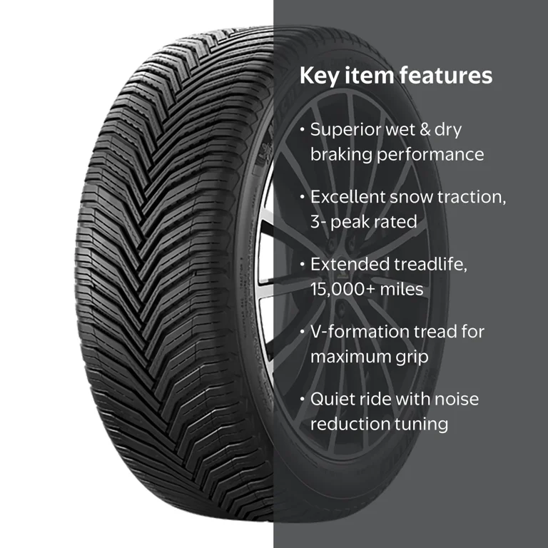 Michelin, All-Season Tire, 225/65R17, 102H, CrossClimate2