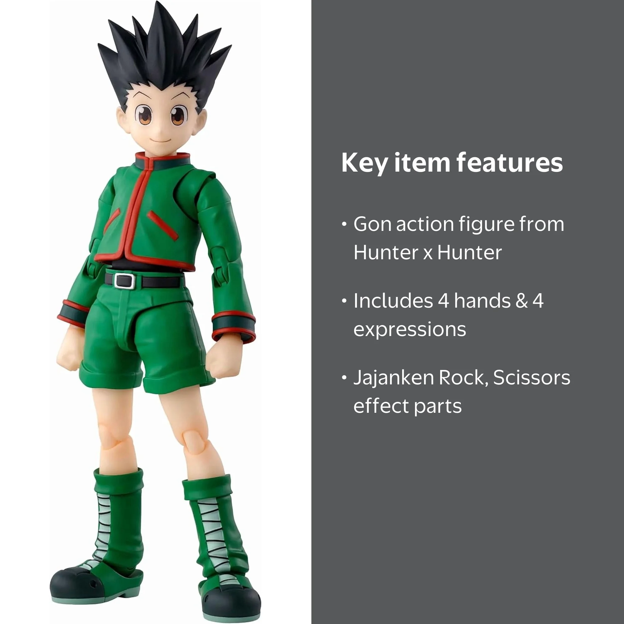 TAMASHII NATIONS, Action Figure, Gon, Hunter x Hunter S.H.Figuarts
