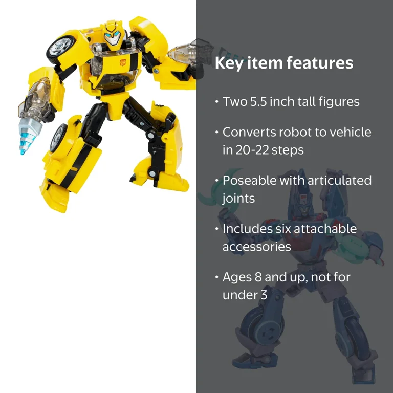 Transformers Animated Universe Bumblebee and Cyberverse Chromia