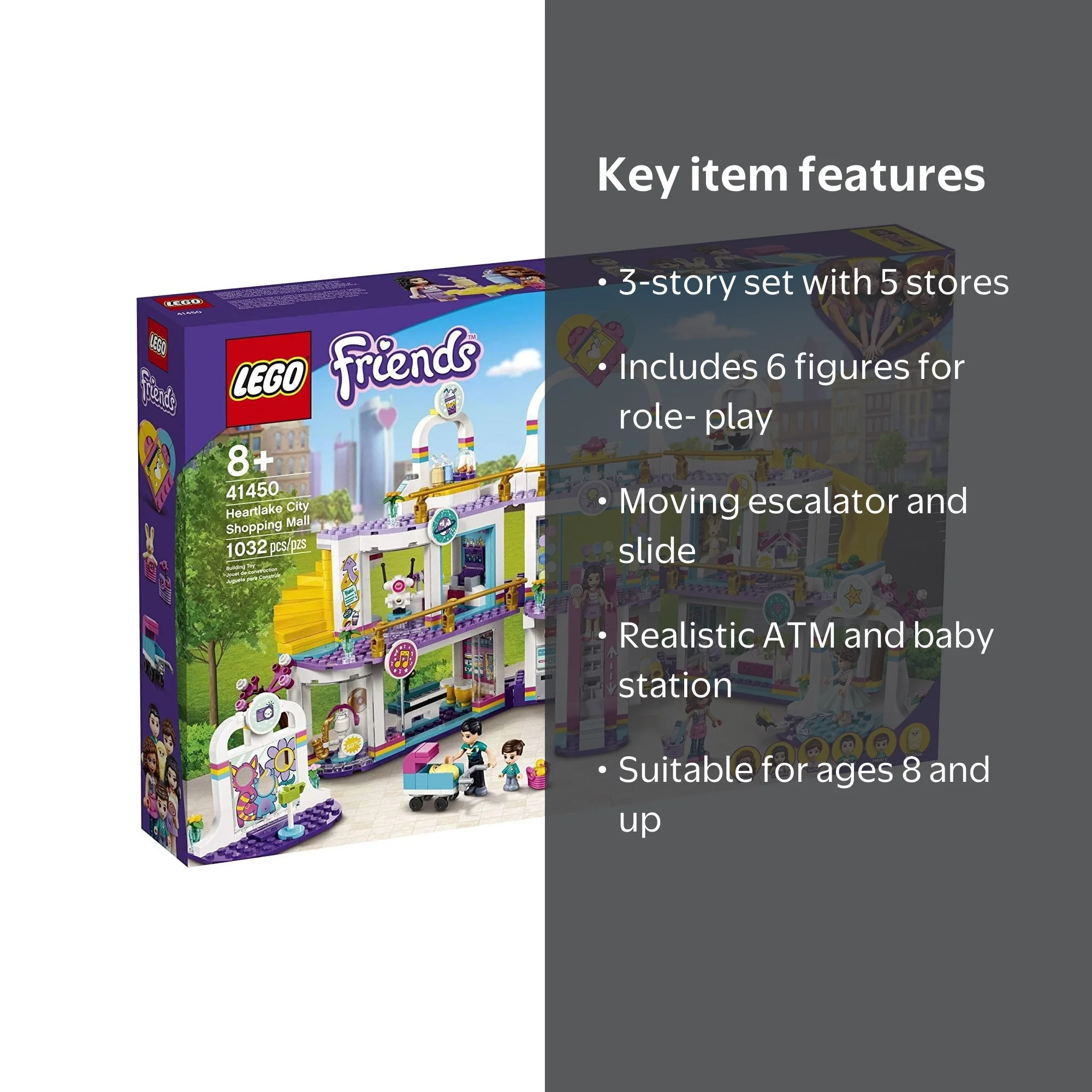 LEGO Heartlake City Shopping Mall 41450 Building Set (1032 Pieces