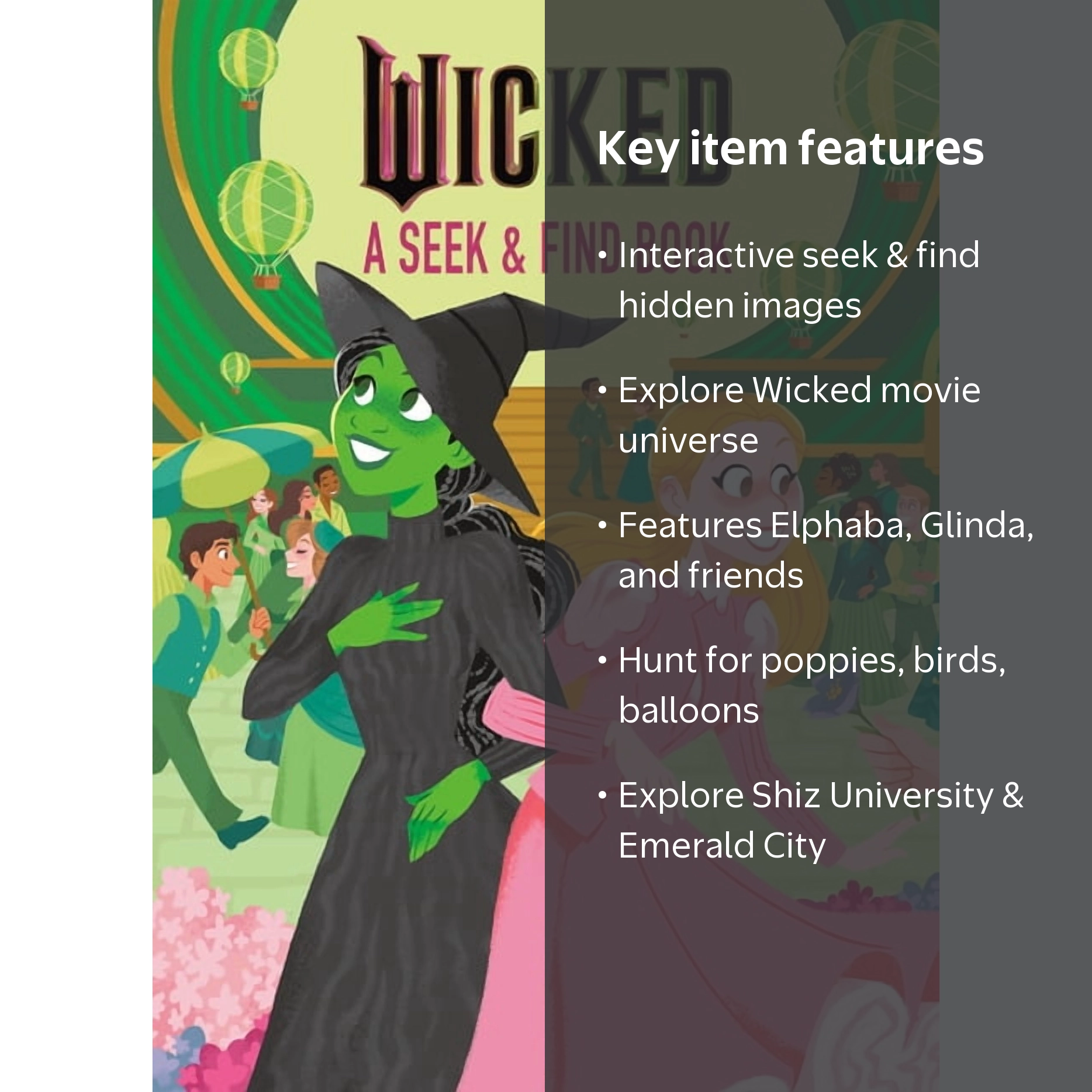 Wicked a Seek & Find Book (Universal Pictures' Wicked), (Hardcover