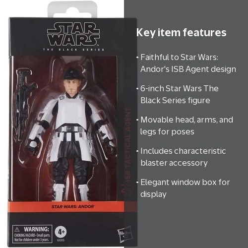 Hasbro, Star Wars Black Series ISB Tactical Agent Action Figure