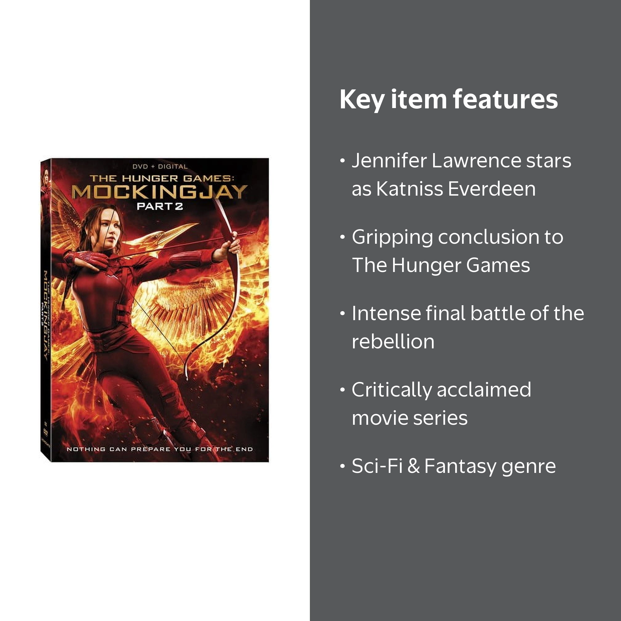 The Hunger Games: Mockingjay, Part 2 (DVD) - Walmart.com