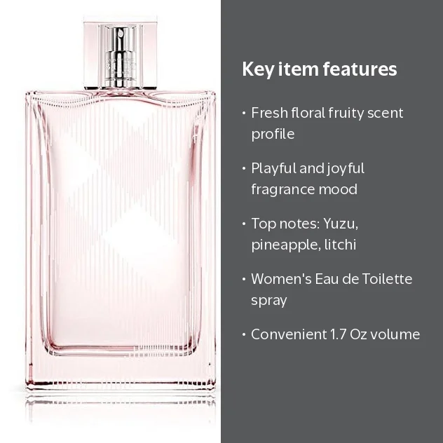 Burberry, Eau de Toilette Spray, Sheer Floral Fruity Scent