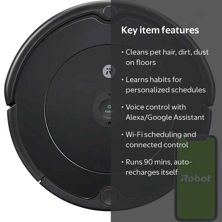 IRobot Roomba 692 Robot Vacuum - Wi-Fi Connectivity, Personalized