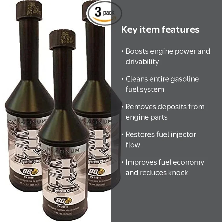 BG, Fuel System Cleaner, 3 Bottles, Next-Generation Gas Additive BG, Fuel System Cleaner, 3 Bottles, Next-Generation Gas Additive