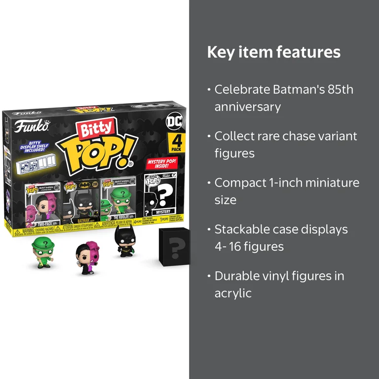 Funko Bitty POP! 4-Pack: Batman 85th Anniversary - Two Face