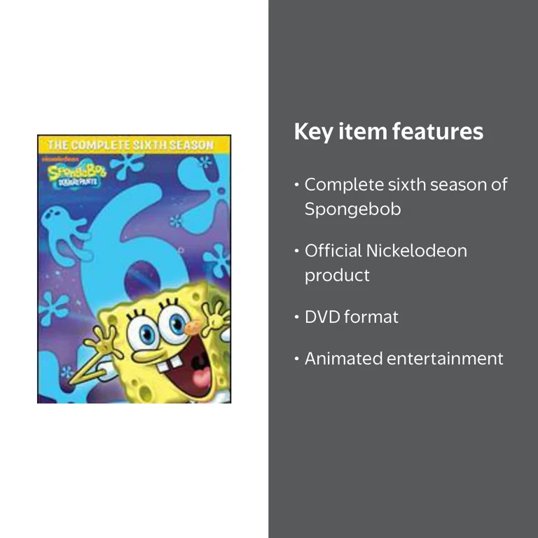 Spongebob Squarepants: The Complete Sixth Season (DVD