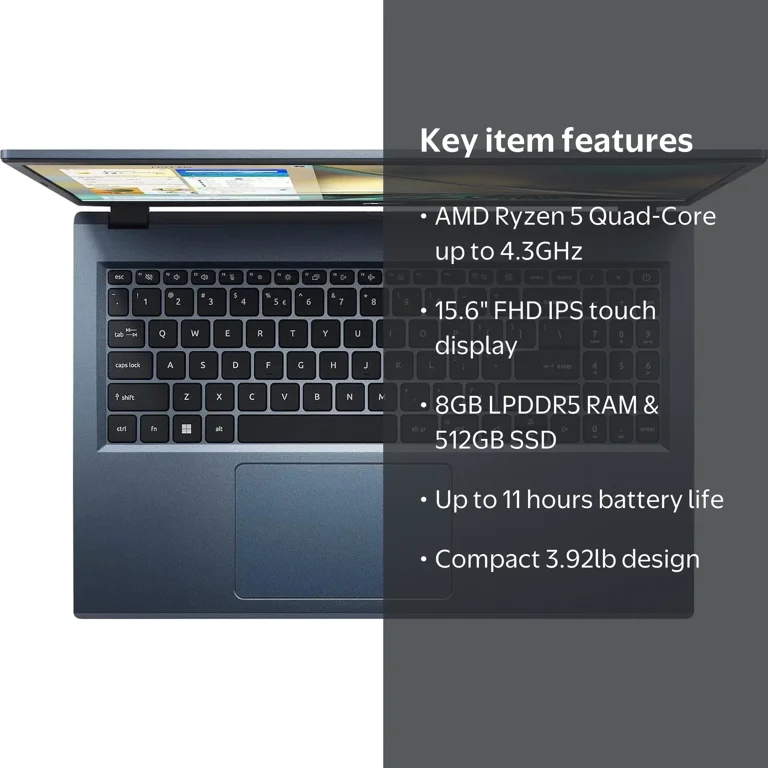 Acer, Aspire 3 Laptop, 15.6