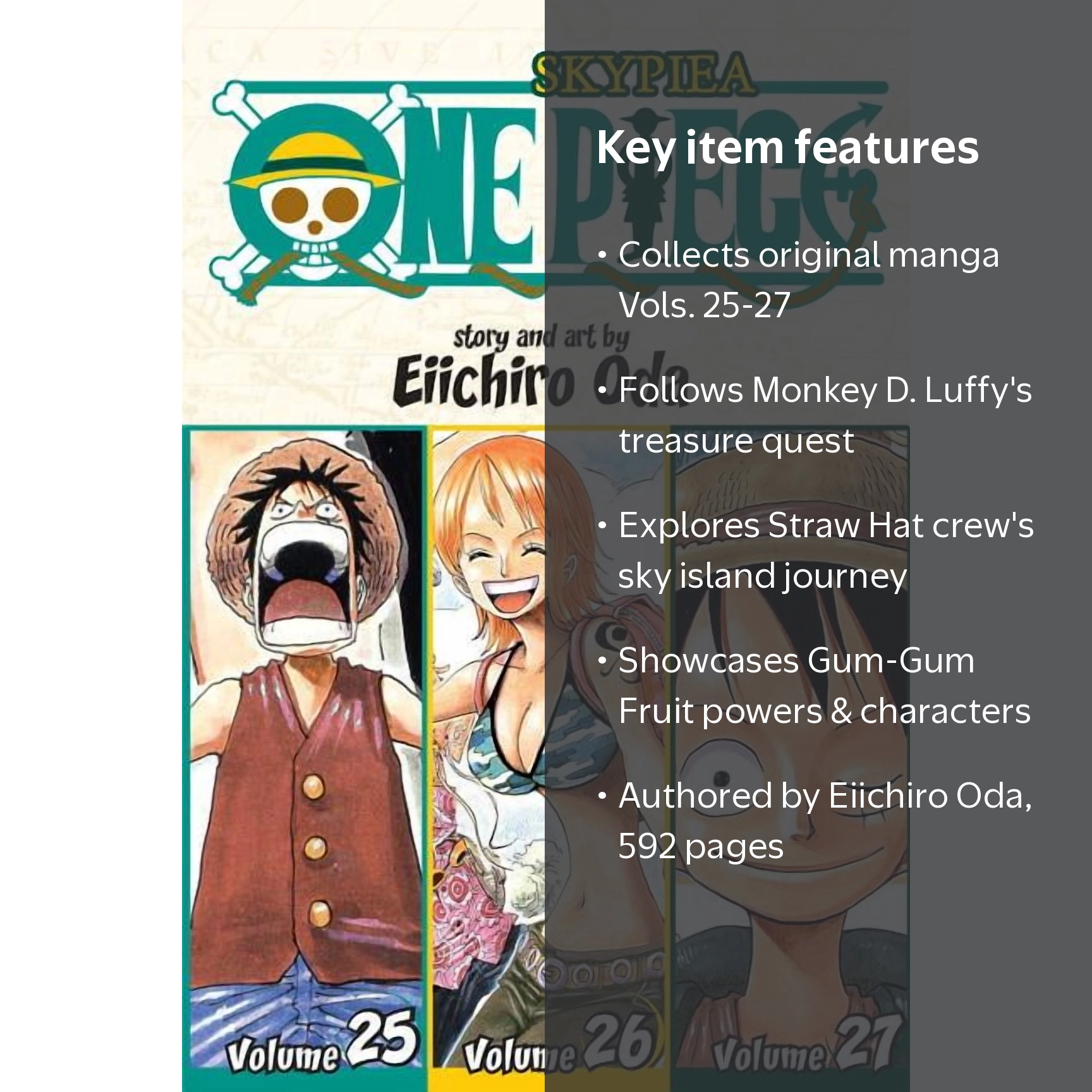 Eiichiro Oda, One Piece Omnibus Vol. 9, Includes vols. 25, 26 & 27