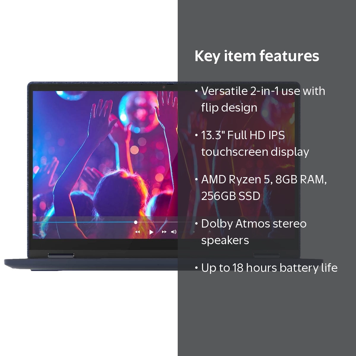 Lenovo Yoga 6 Slim AMD Laptop - 13ALC6 82ND, Ryzen 5 5500U, 8GB