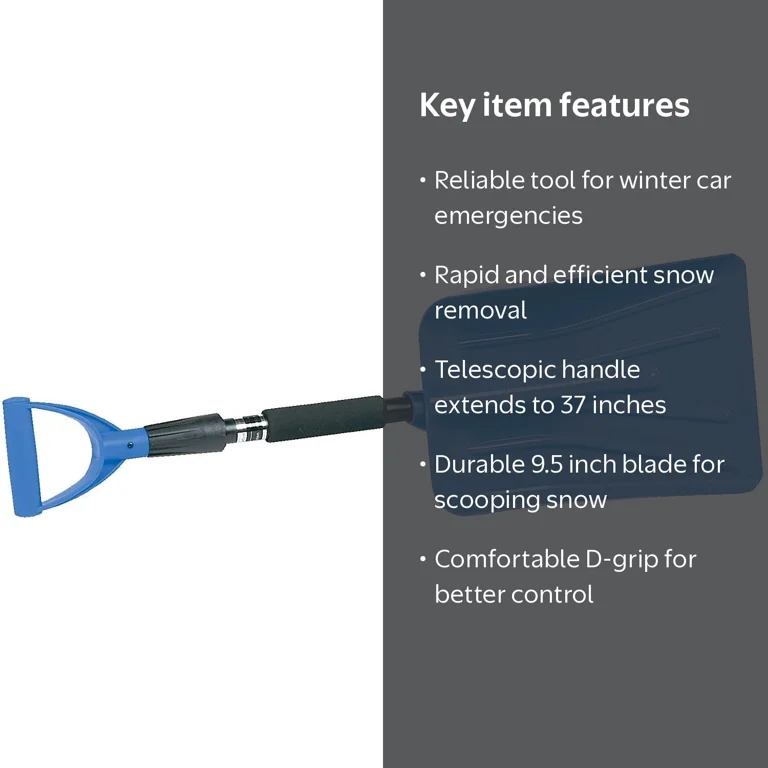 Hopkins SubZero Collapsible Auto Emergency Snow Shovel with 37