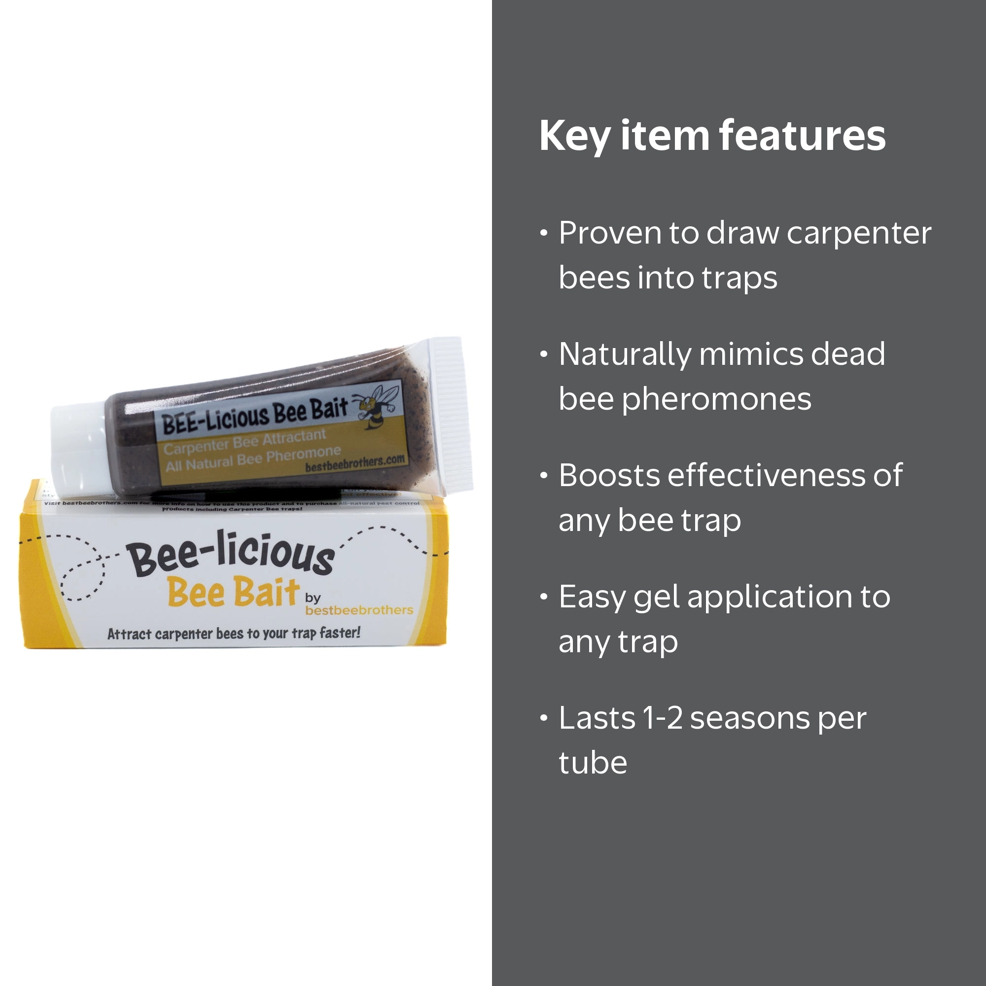 BEE-Licious Bee Bait for Carpenter Bee Traps, 10 ml - Walmart.com
