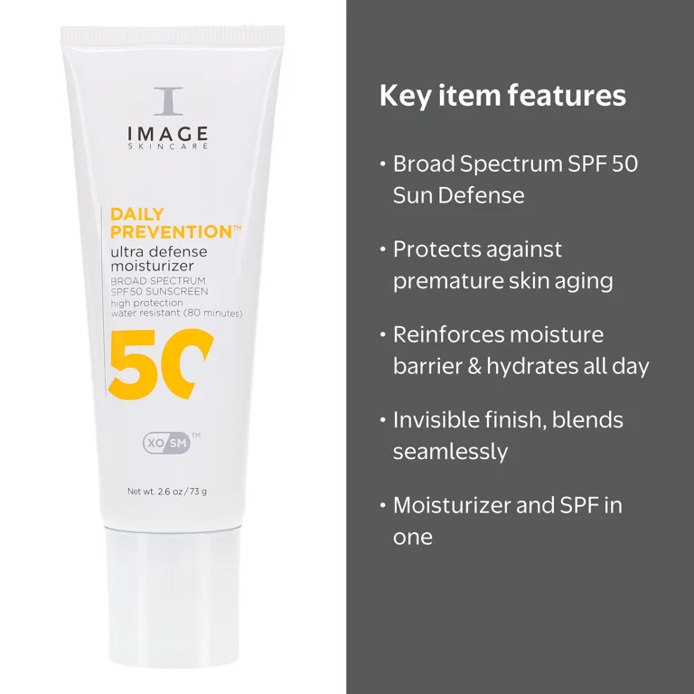 IMAGE Skincare DAILY PREVENTION Ultra Defense Moisturizer Broad