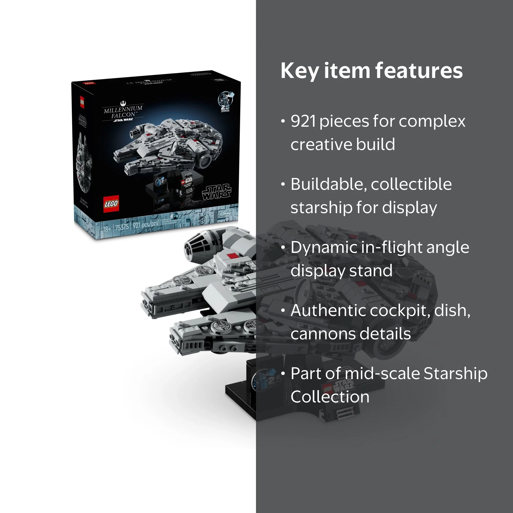 LEGO Star Wars: A New Hope Millennium Falcon 25th Anniv. Model