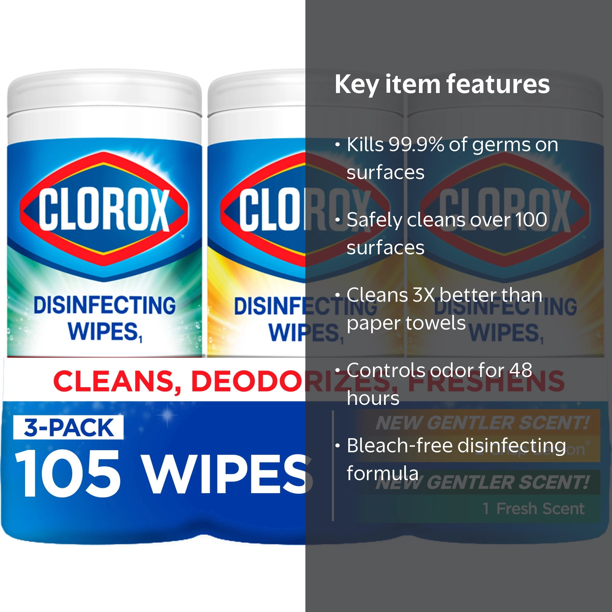 Clorox Disinfecting Wipes, 35 Count, Multi Surface - Walmart.com
