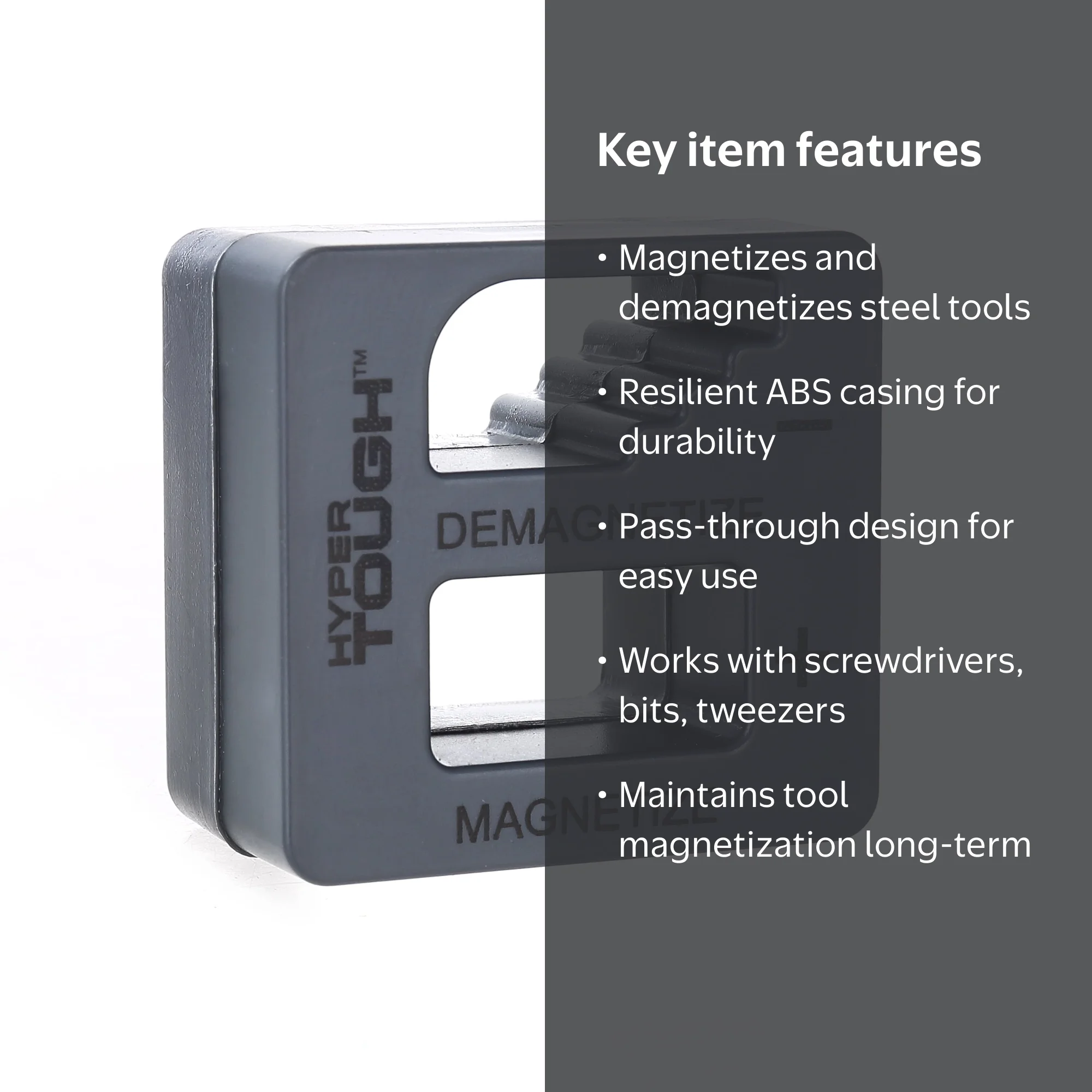 HYPER TOUGH SCEWDRIVER MAGNETIZER / DEMAGNETIZER IN ABS CASE