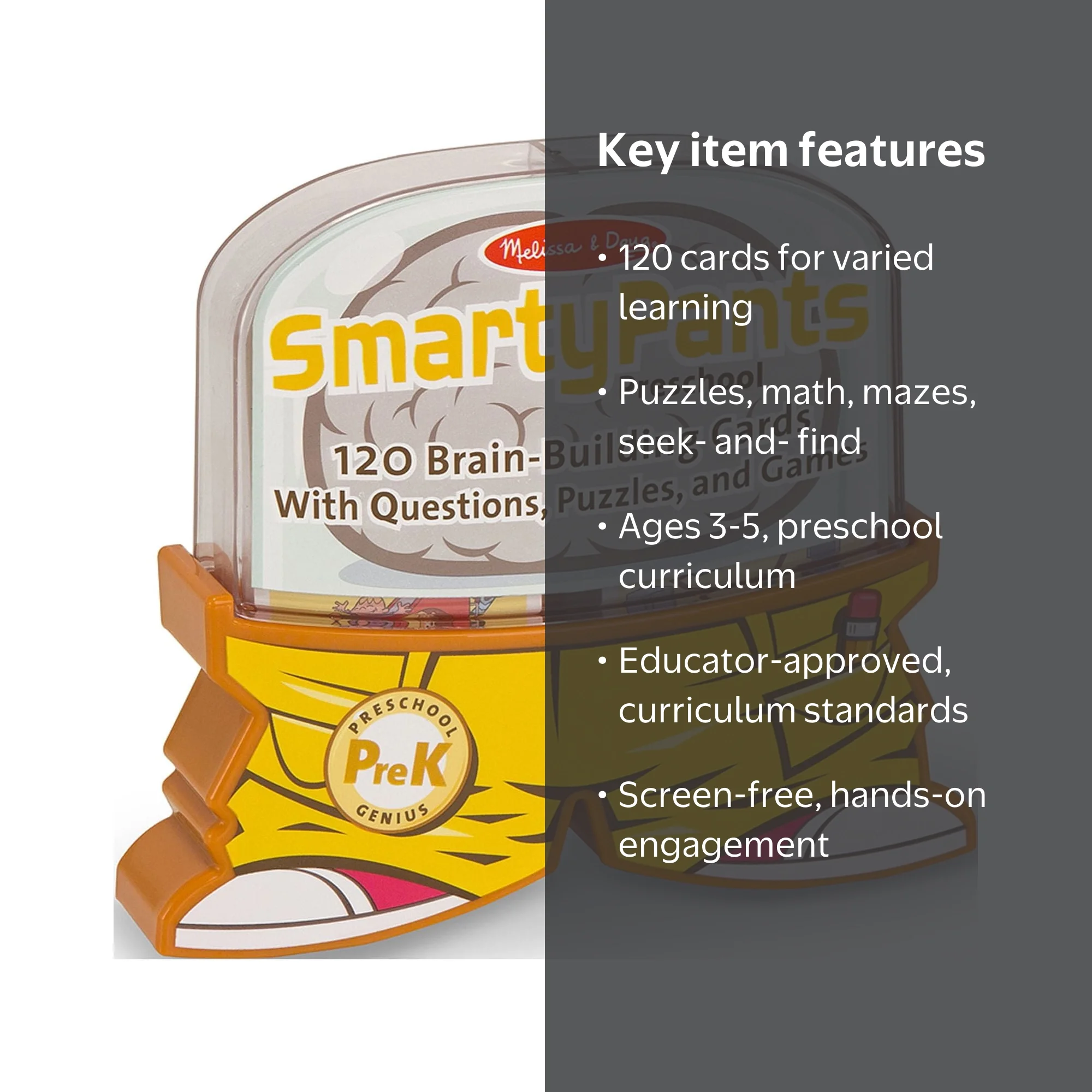 Melissa & Doug Smarty Pants Preschool Card Set Educational