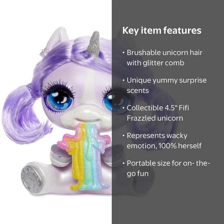 Poopsie Q.T. Unicorns Fifi Frazzled, Surprise Scent, Collectible Poopsie Q.T. Unicorns Fifi Frazzled, Surprise Scent, Collectible