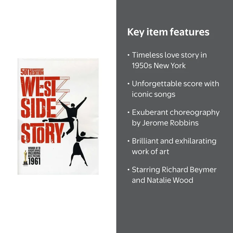 West Side Story (DVD) - Walmart.com