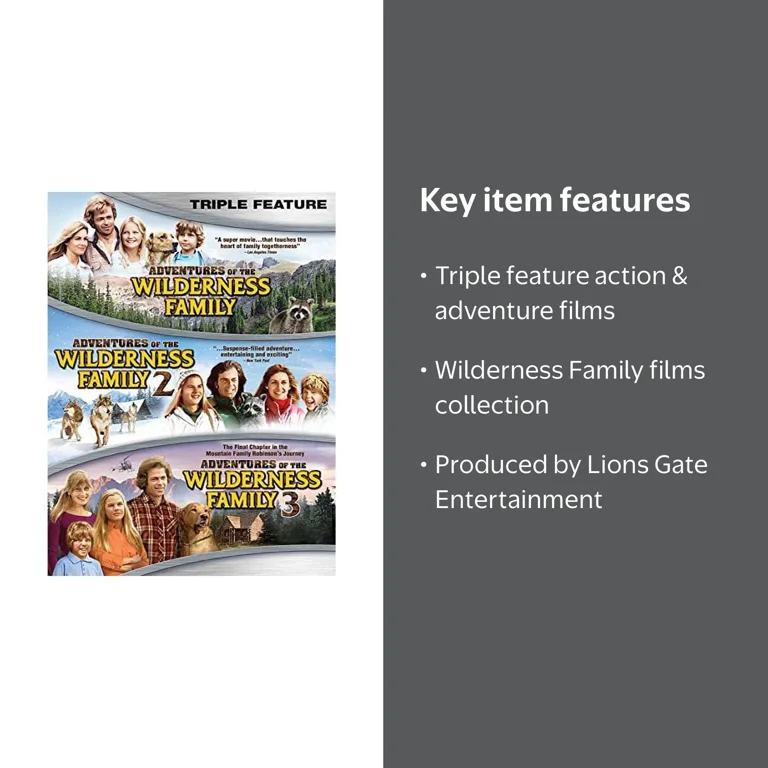 The Adventures of the Wilderness Family Triple Feature - Walmart.com
