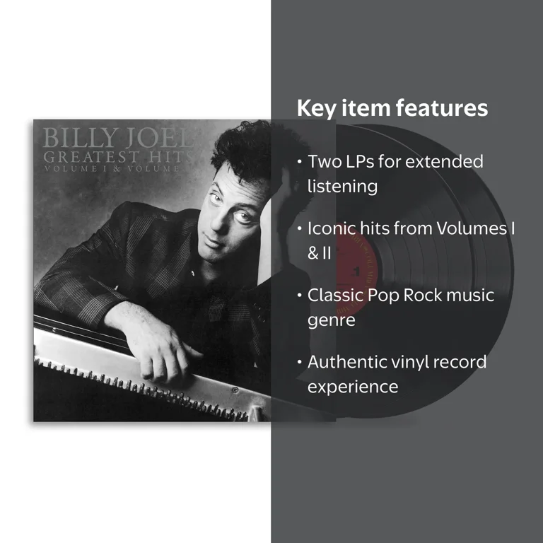 Billy Joel - Greatest Hits Volume I & II - 2LP Vinyl - Walmart.com