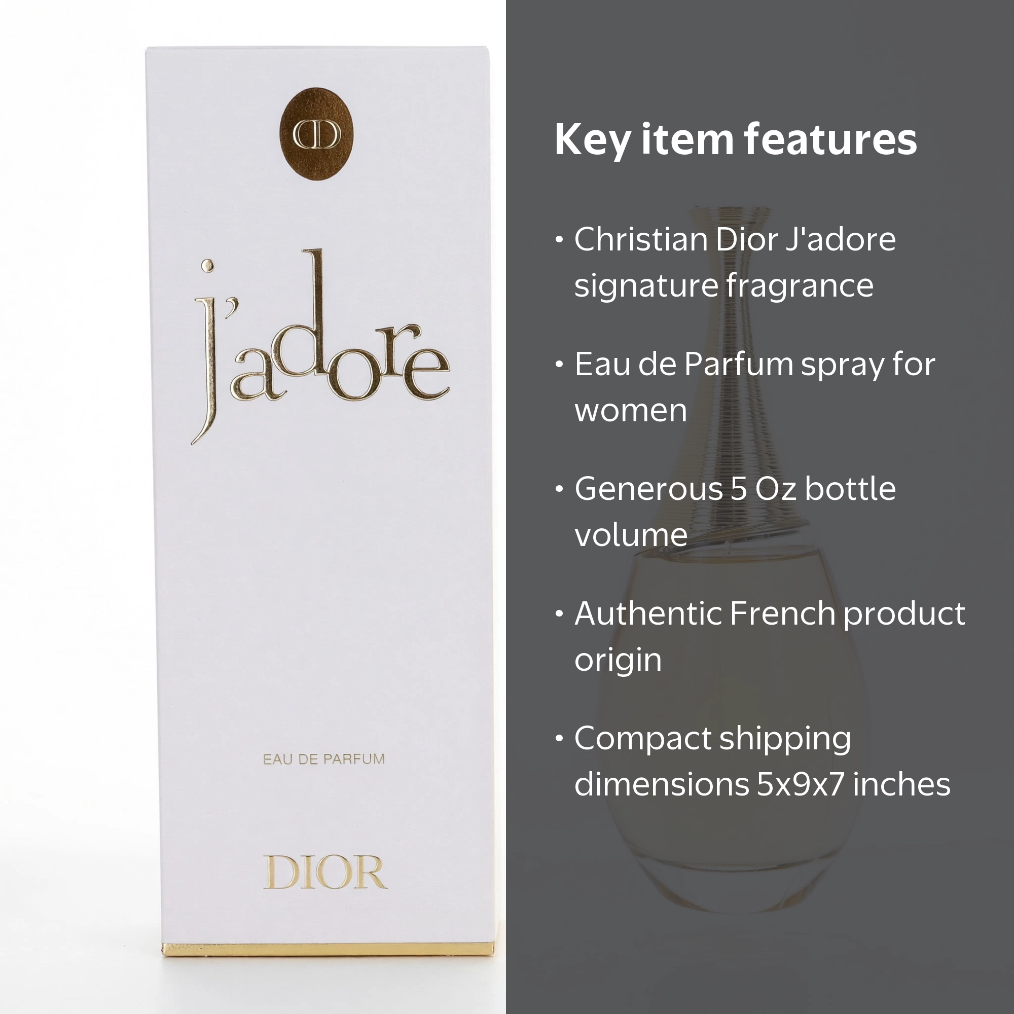 Christian Dior JADORE Eau De Parfum Spray for Women - Refreshing