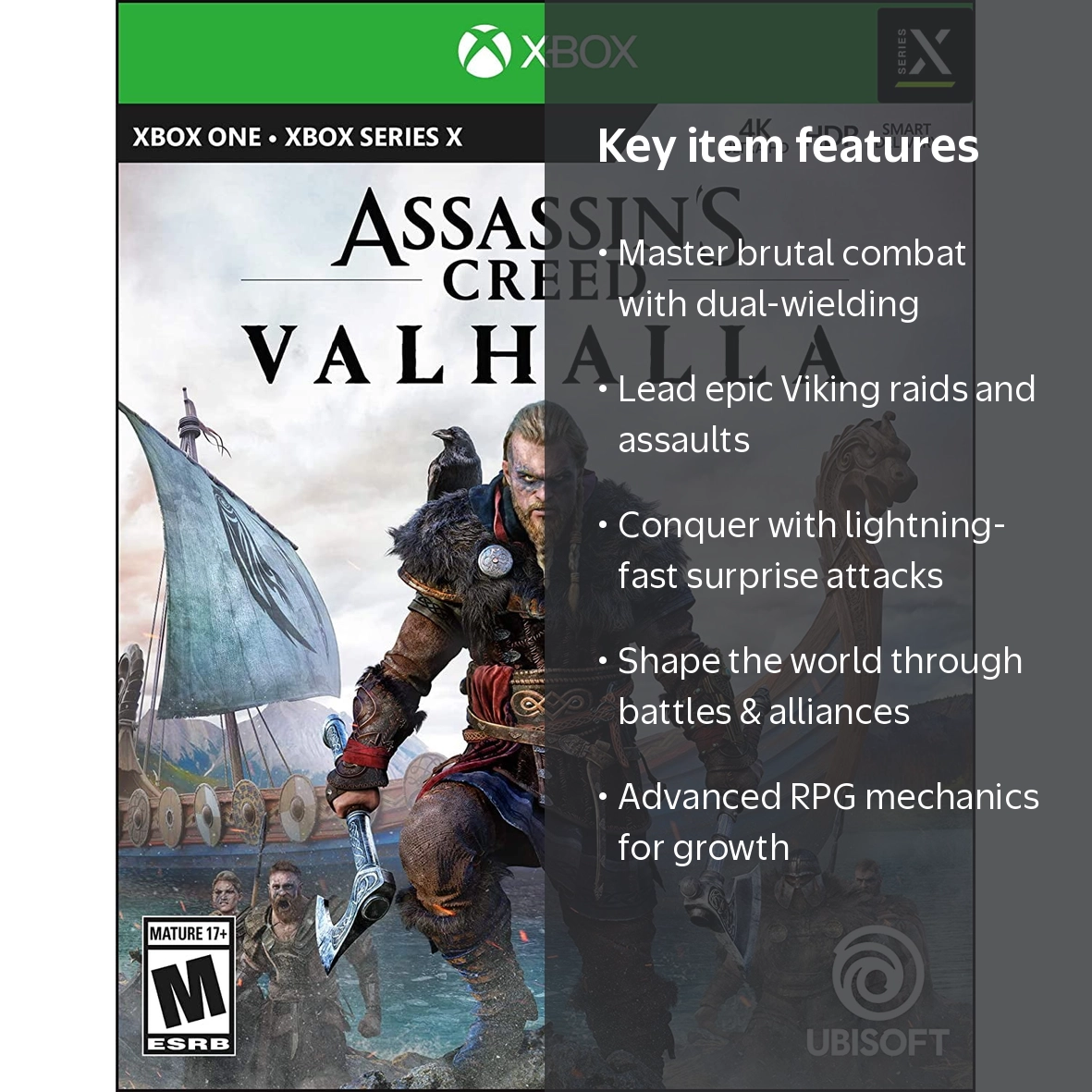 Ubisoft, Assassin's Creed Valhalla, Xbox Series X, Xbox One