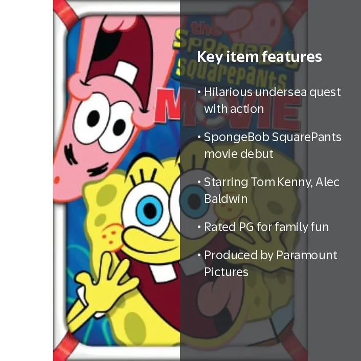 The SpongeBob SquarePants Movie - Walmart.com