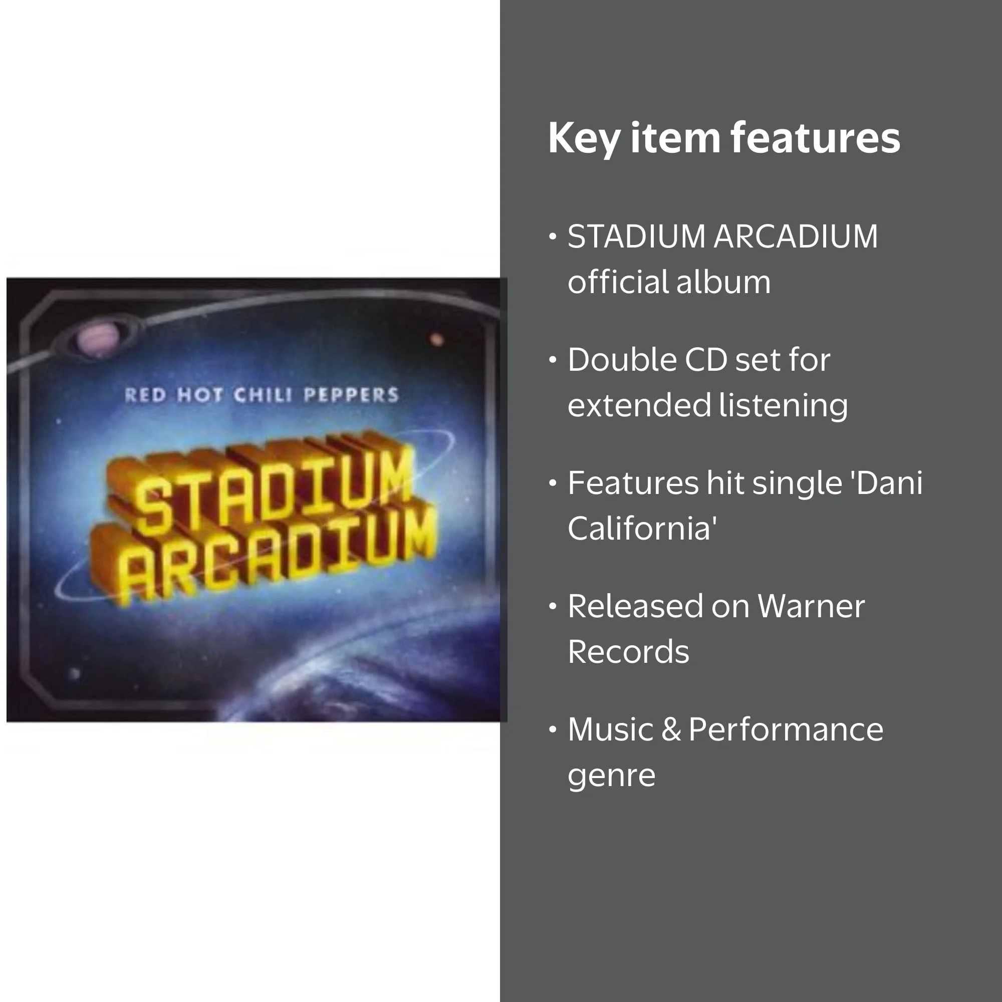 Red Hot Chili Peppers - Stadium Arcadium - Music & Performance