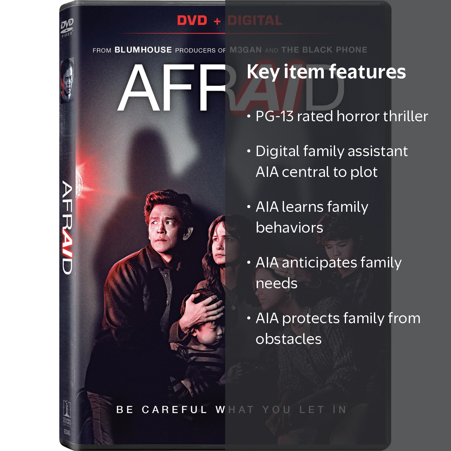 Afraid (DVD) Sony Horror - Walmart.com