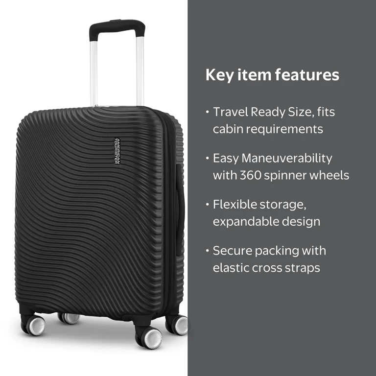 American Tourister Color Waves Carry On Expandable Luggage
