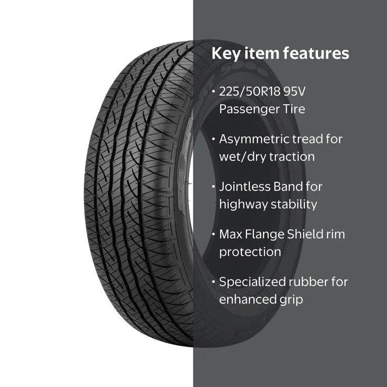 Dunlop SP Sport 5000, UHP All Season Passenger Tire, 225/50R18 95V