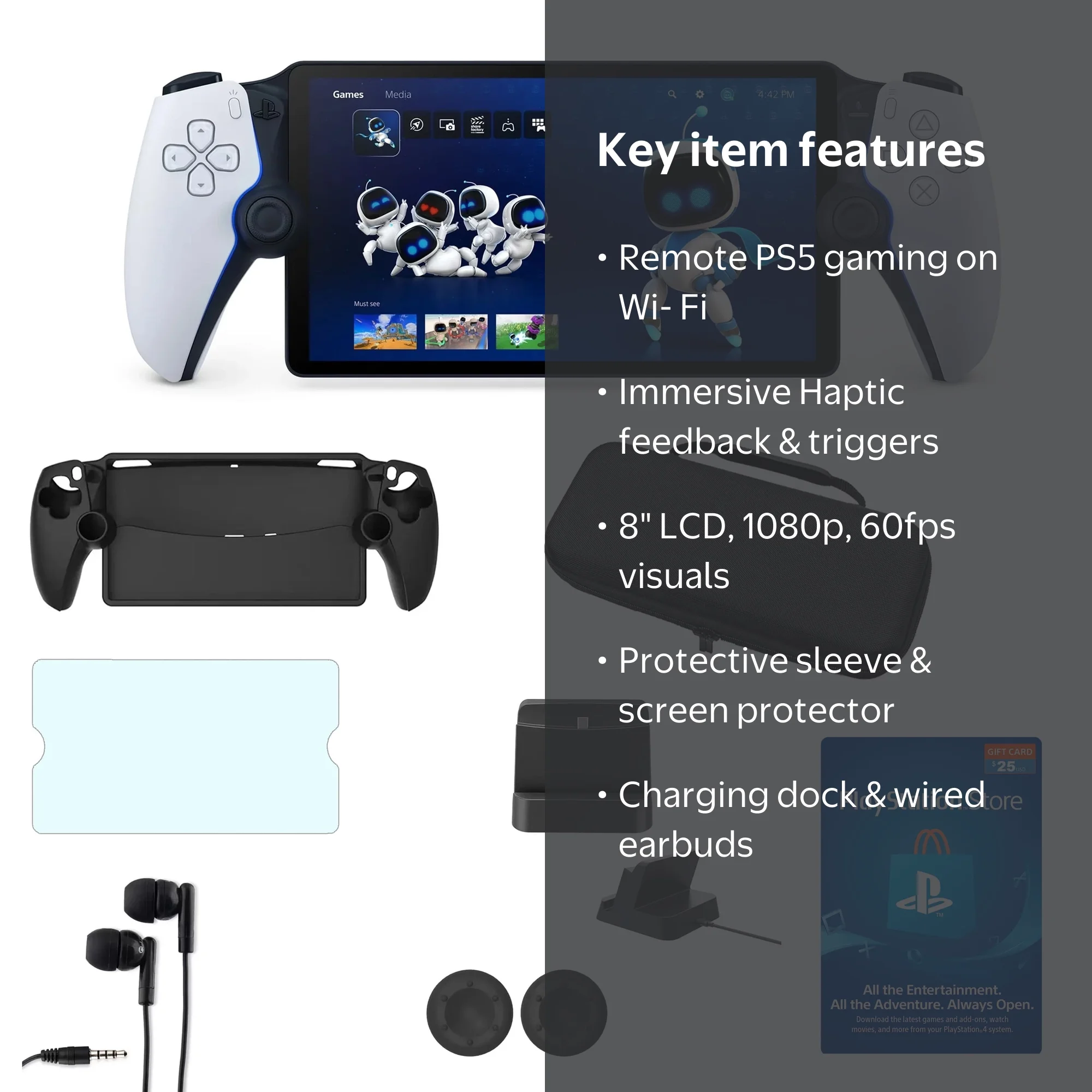 PlayStation Portal with Accessories Kit & $25PSN - Walmart.com