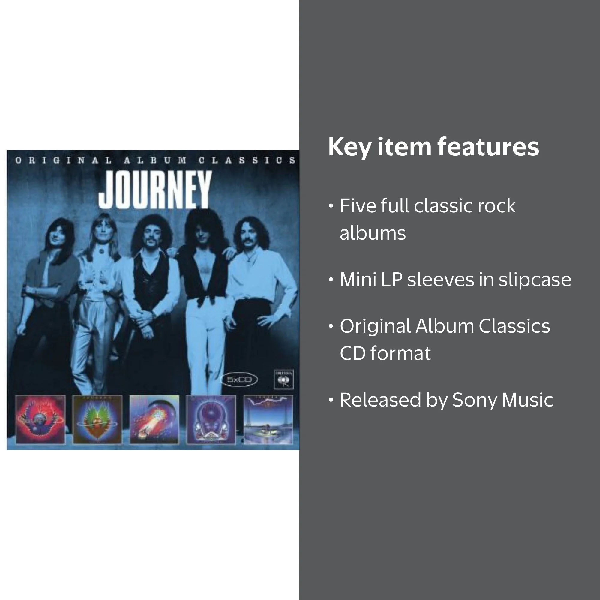 Journey - Original Album Classics - Music & Performance - CD