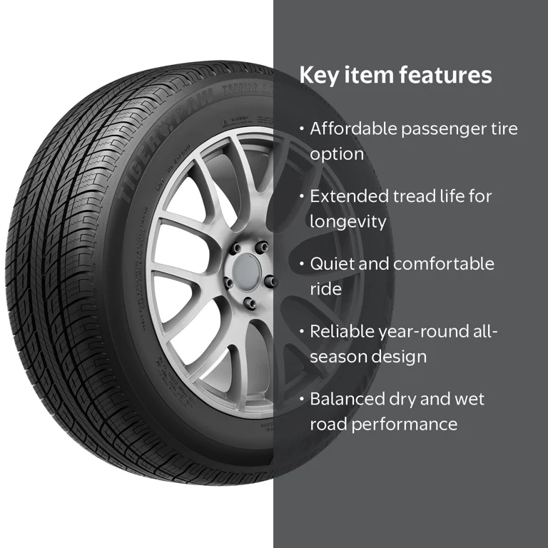 ゆぅ185／65R15 Uniroyal Tiger Paw Touring A/S All Season 185/65R15 88H Passenger