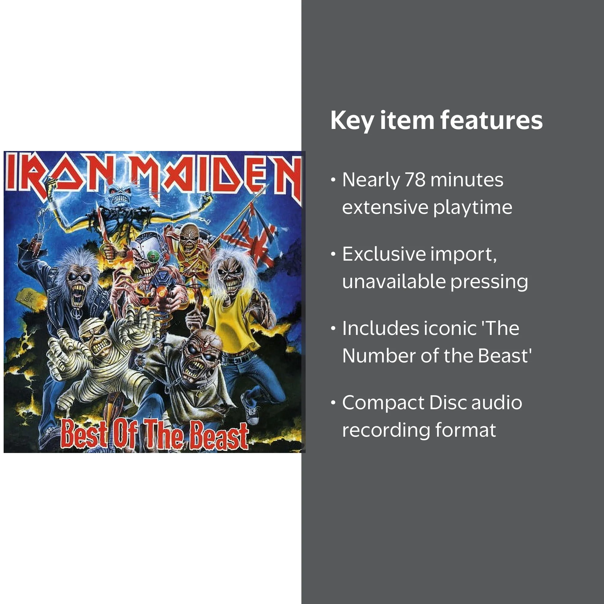 Iron Maiden - Best of the Beast - Music & Performance - CD