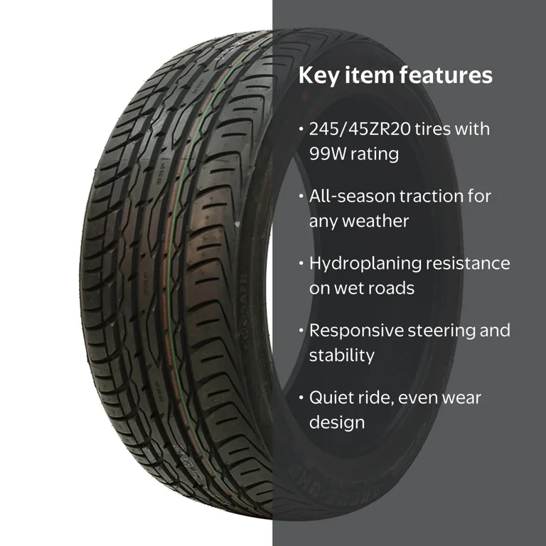 Zenna Argus-UHP 245/45ZR20 99W All Season Passenger Tire for Solid