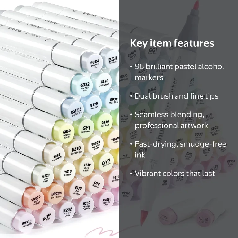 Ohuhu, Pastel Alcohol Markers, Honolulu B Series, 96 ct - Walmart.com