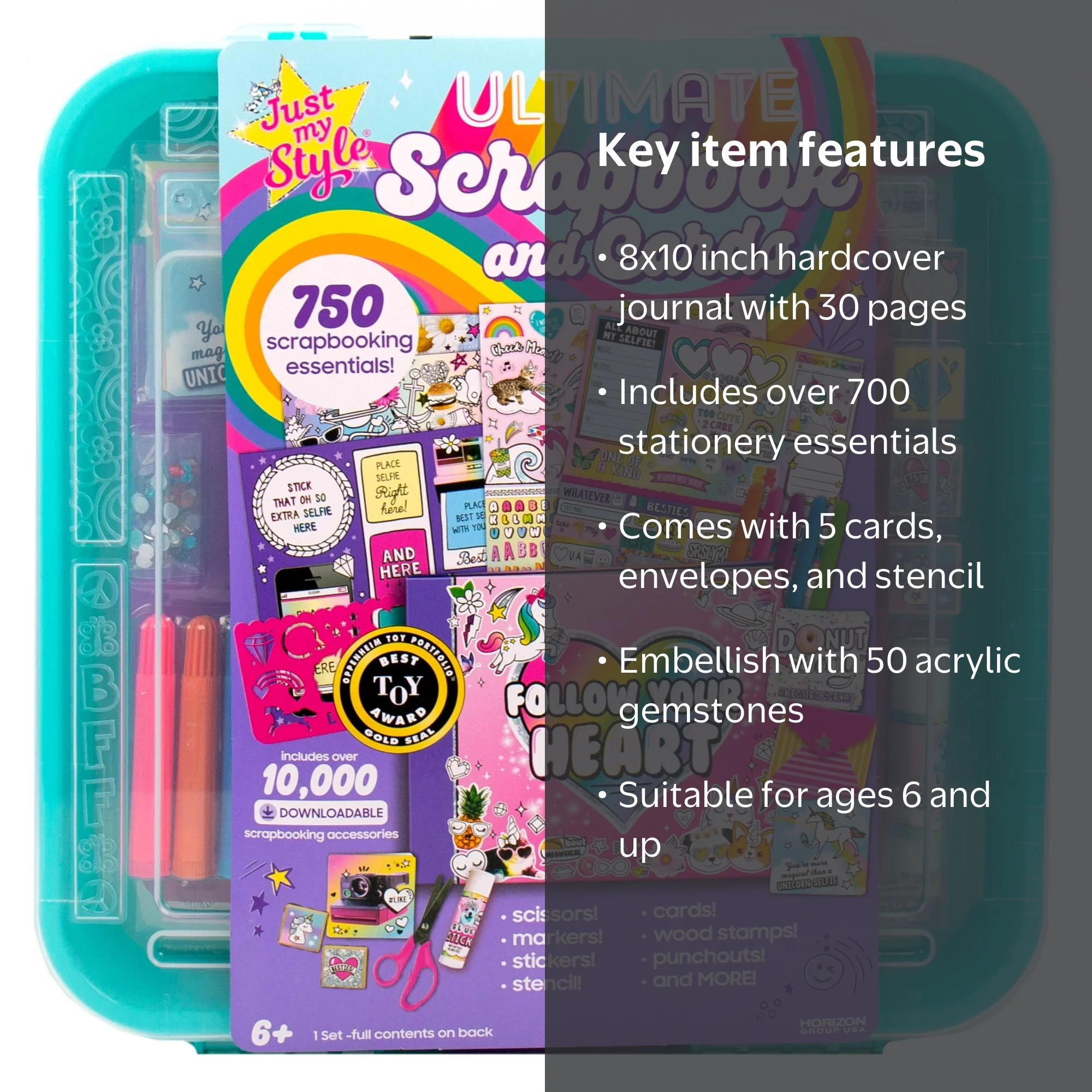 Just My Style Scrapbook And Cards Stationery Set - Walmart.com