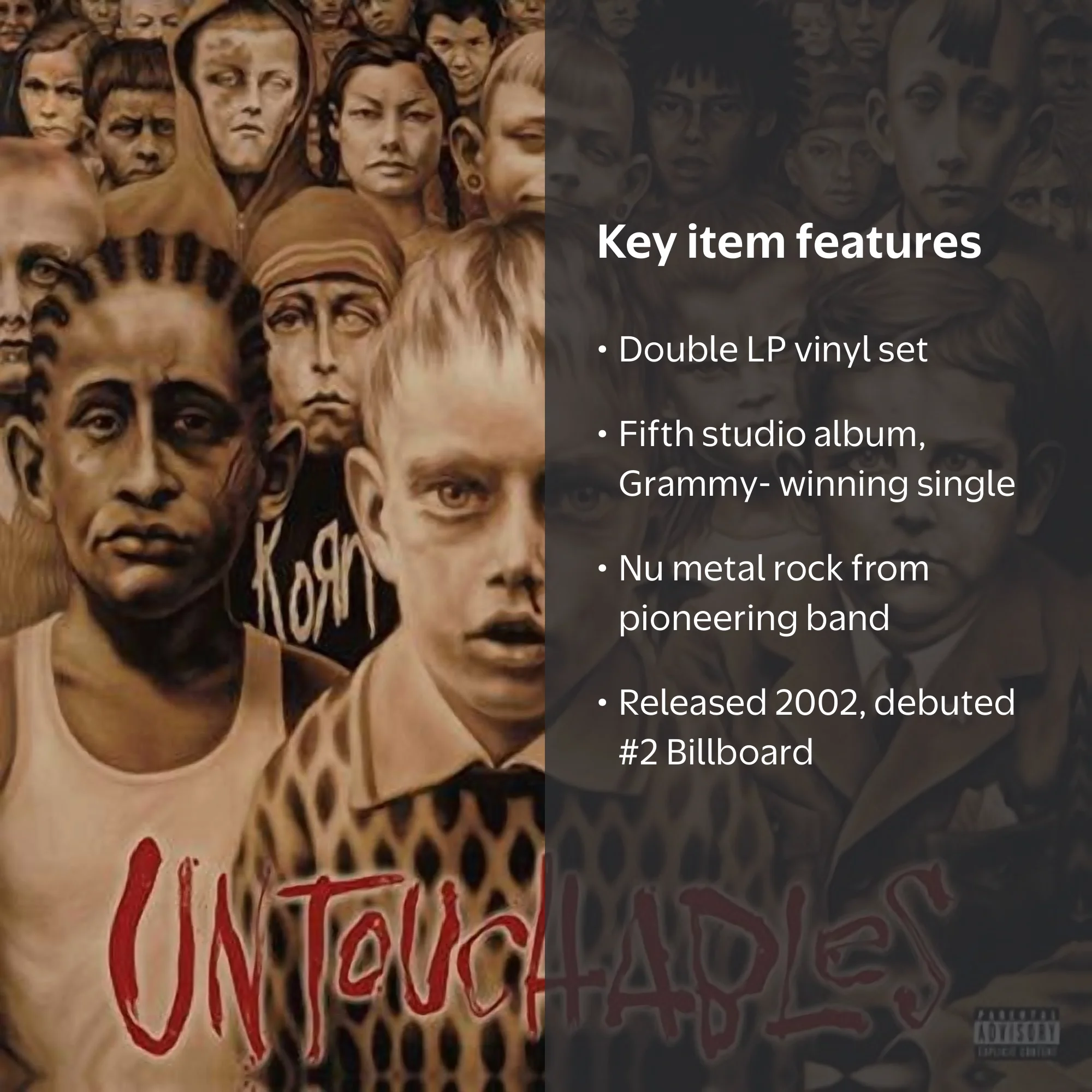 Korn - Untouchables - Music & Performance - Vinyl - Walmart.com