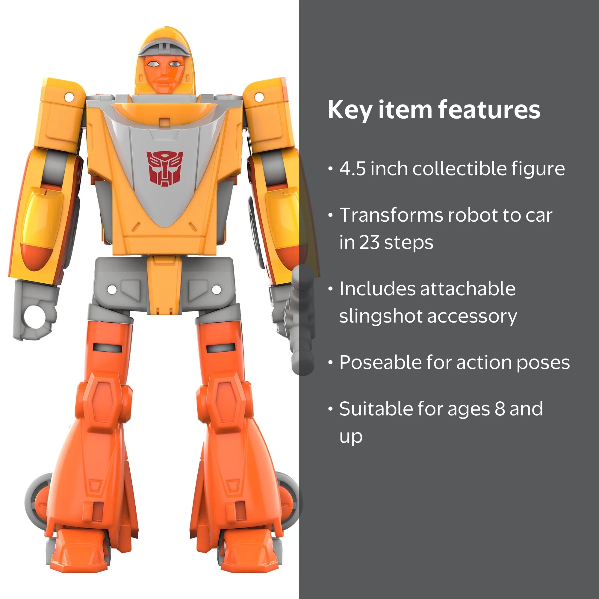 トランスフォーマー　G1レトロコレクション ウィーリー Transformers Toys Retro G1-Inspired Autobot Wheelie 4.5