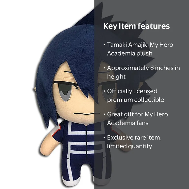 Great Eastern My Hero Academia Tamaki Amajiki 8-Inch Plush, High