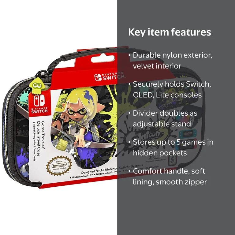 Game Traveler Splatoon 3 Nintendo Switch Case - Switch OLED Case